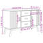 Buffet en bois massif 44,9 po Kennewick-157398822