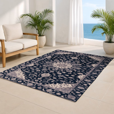 Tapis gris d'intérieur et d'extérieur Tabriz