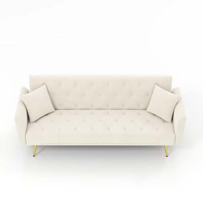 74 Inch Foldable Sleeper Sofa
