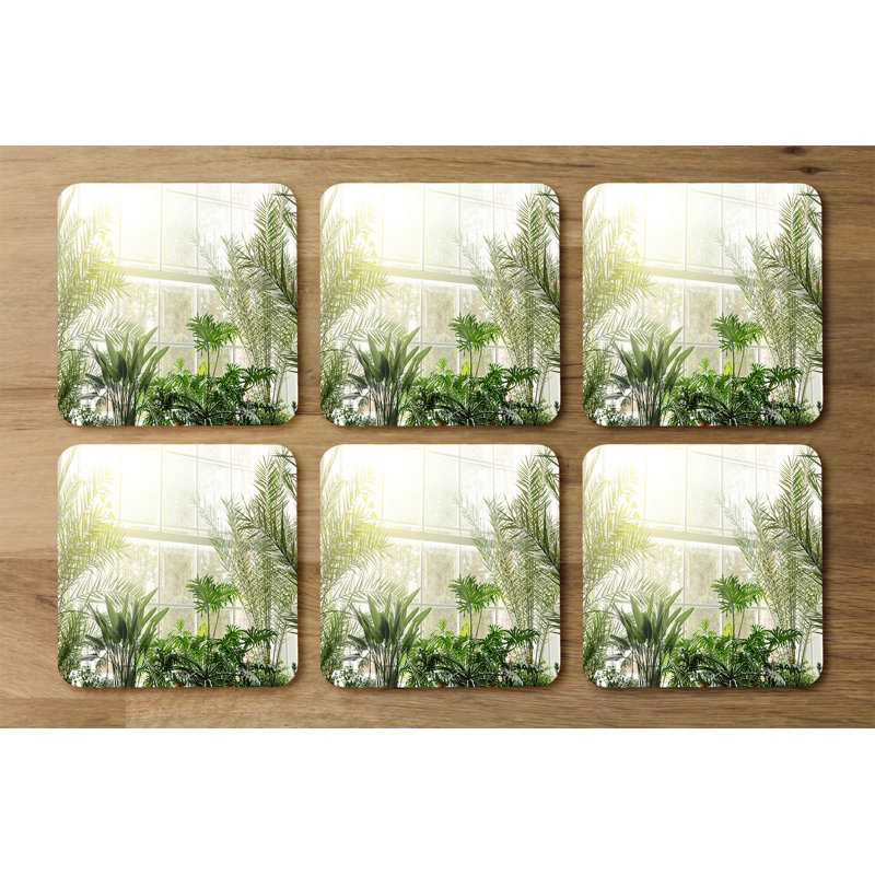 Square 6 Piece Coaster Set