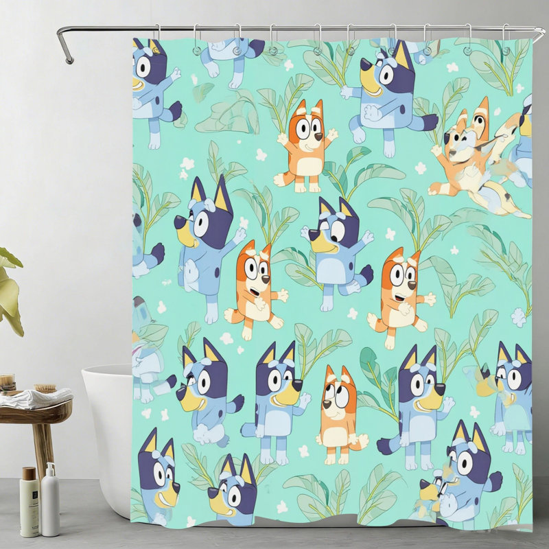 Rideau de douche avec crochets 72 "x 72" (180 x 180 cm) Mint