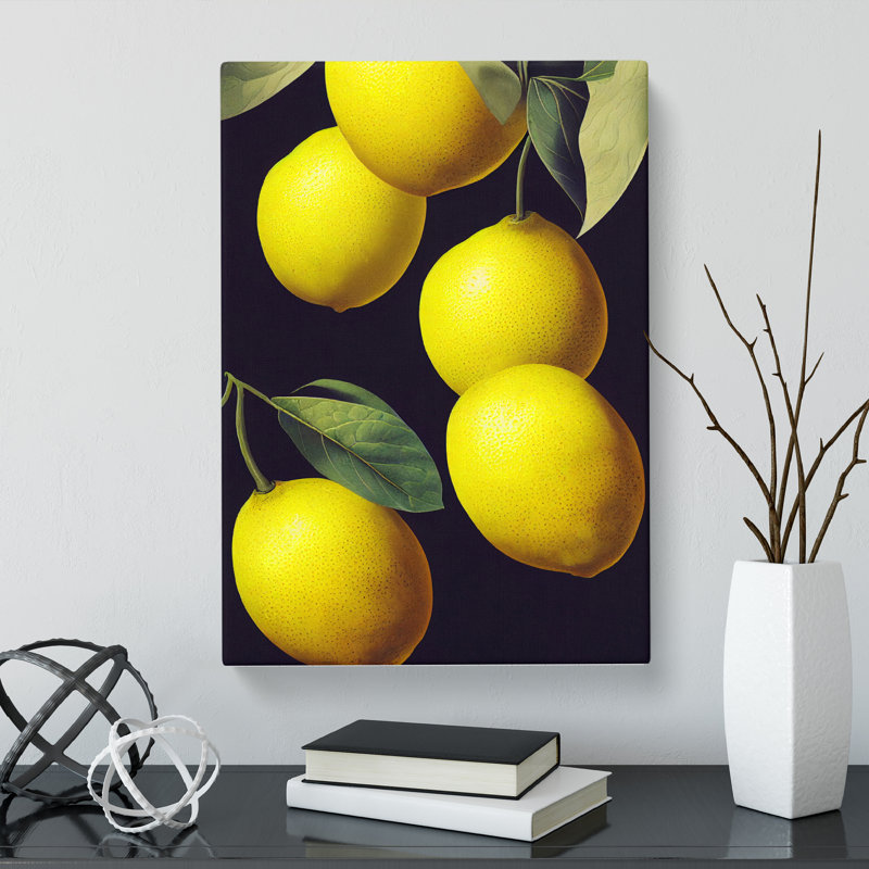 Lemon Fruit - Wrapped Canvas, 76cm H x 50cm W x 3cm D