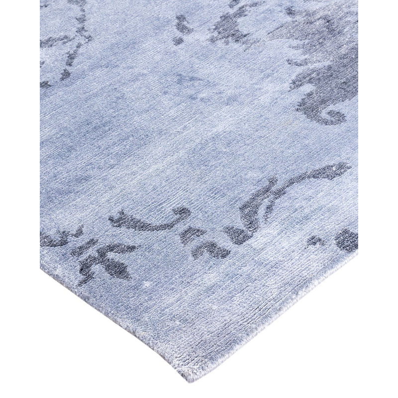 Overdyed One-of-a-Kind 9' 1" X 12' 1" Hand Knotted Area Rug