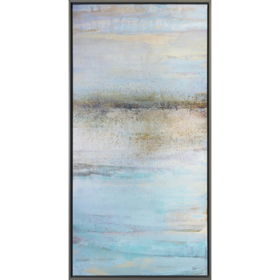 Guilded Seascape 9 Print by Maeve Harris