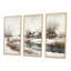 Arkansas Farm In Winter - ensemble d'art mural sur toile maison de campagne / campagne-1208738226-1208738224