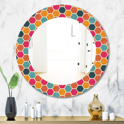 Honeycomb Traditional Wall Mirror
