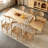 Free-form Solid Wood Dining Table
