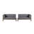 X-Back Left -Right Corner Bench Set
