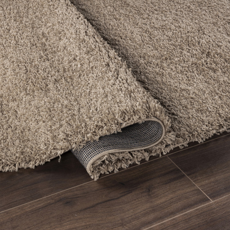 Machine Braided Area Rug, Dark Beige, Rectangle 80 x 150 cm