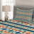 Tribal Eclectic Polyester Geometric Shapes Coverlet-41887008