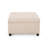 Tufted Fabric Storage Ottoman, Upholstered, Wheat Color | Gift Idea-1081829716