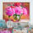 Cadre flottant brun