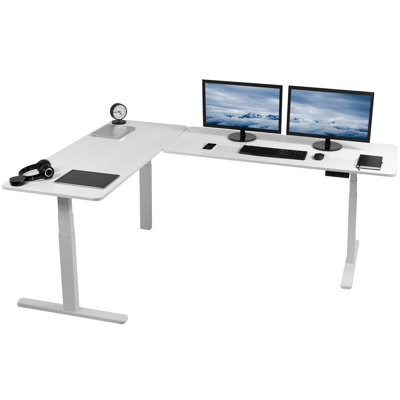 Bureau en coin électrique 83 "x 60"