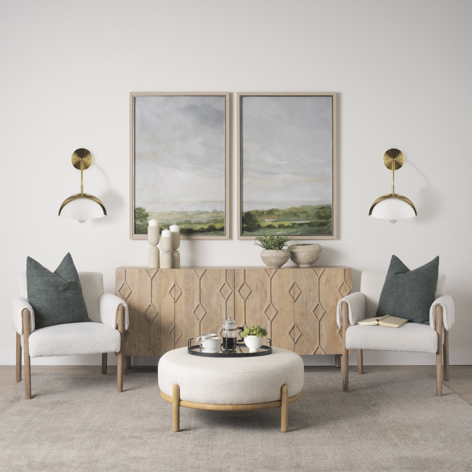 Merida Single Light Dimmable Wall Scone