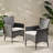 Grey Dining Chairs  2  - Modern Straight Line Elegance, 23.44 In. Deep, 24.23 Wide, 33.34 High, 15.47 Lb. Heavy 2 In Seating For Living & Lounge Area W X H D, Lb