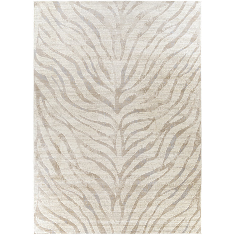 Edsel Oriental Light Gray/Beige Area Rug