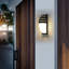 Perlita Black outdoor wall light