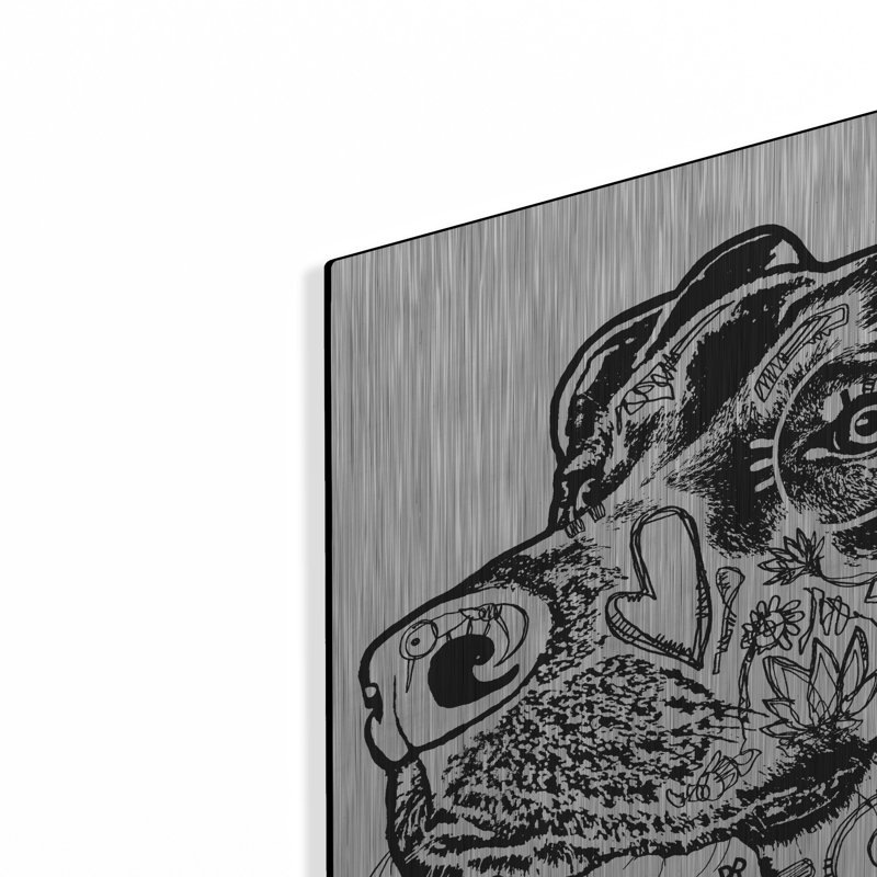 «Bird Dog Scratch» par Dean Russo, H 12 po x l 16 po