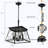 4-Dimmable black and gold pendant light-1663946302