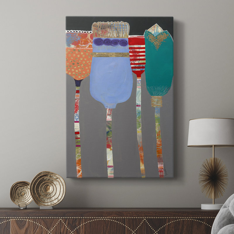 Hautes tulipes - galerie Cavas sur mesure, H 27 po x l 18 po