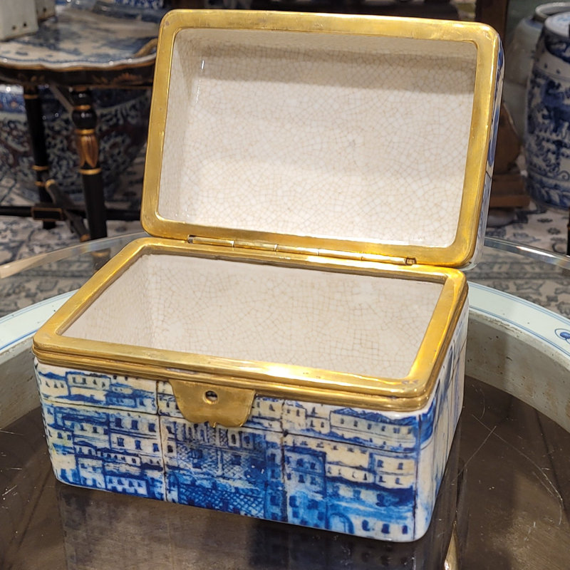 Handmade Porcelain China Decorative Box