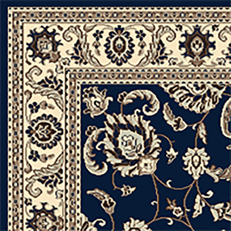 Tapis oriental traditionnel Weiser Denim, Rectangle 3 pi 3 po x 4 pi 11 po