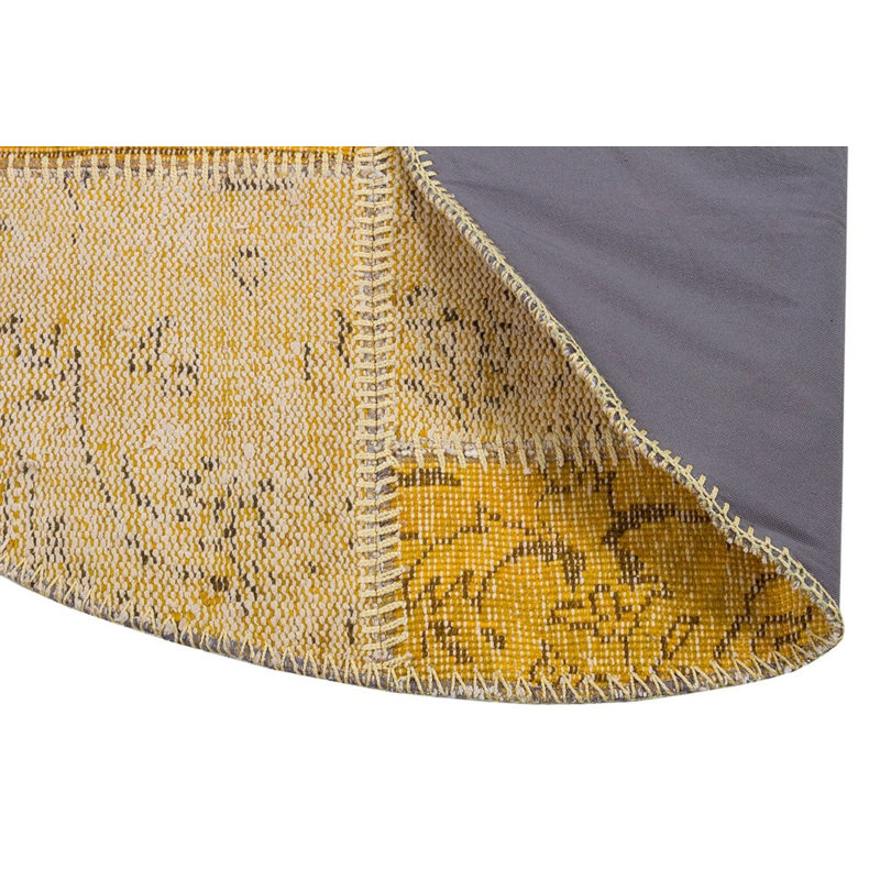 Tapis jaune Modern Modern