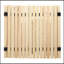 Table de pique-nique portable et pliable d'extérieur - Bois de hêtre naturel avec structure en X pour le camping et les petits espaces