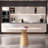 Kama Solid Wood Base Dining Table-1394362686