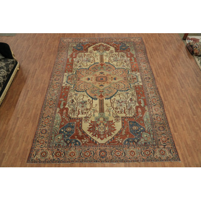 MASTERPIECE Pre-1900 Antique Large Rug 11x17