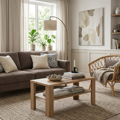 Four Leg Coffee Table with Storage