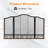 Brynnlee 3 Panel Iron Fireplace Screen