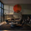 Papier peint abstrait géométrique, décoration murale minimaliste-108577441-108577442