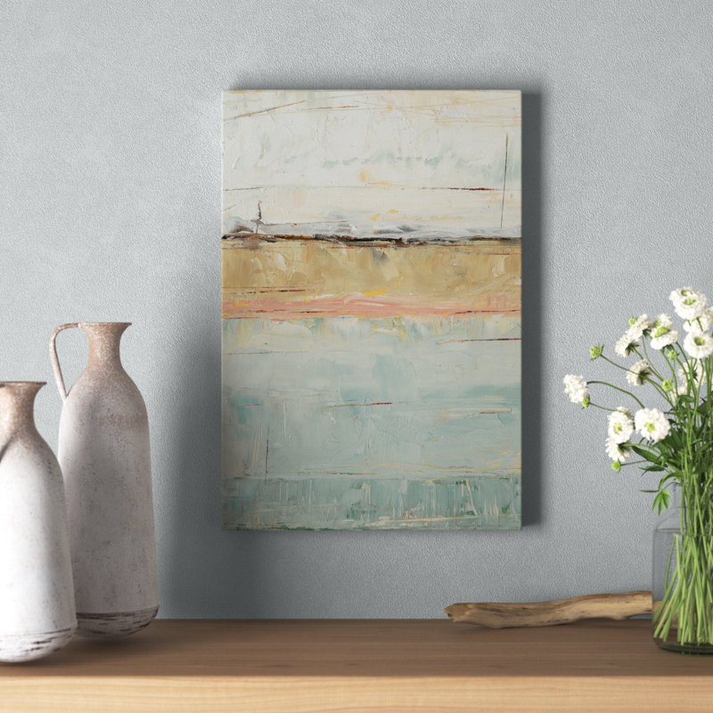 " Pastel Horizon I ", 40" H x 30" W, Wrapped Canvas, No Frame