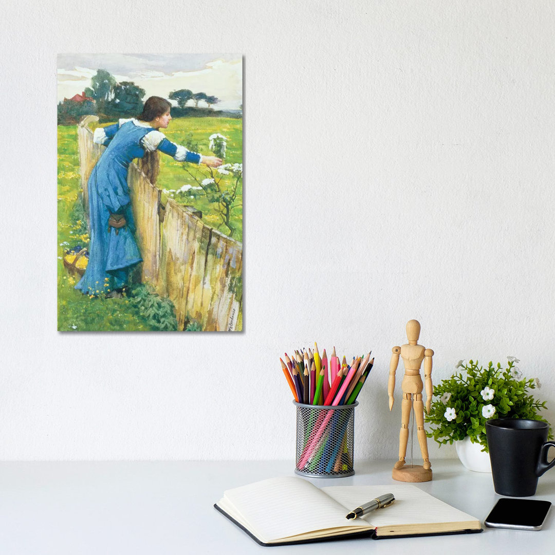 Spring by John William Waterhouse - Wrapped Canvas Gallery-Wrapped Canvas Giclée