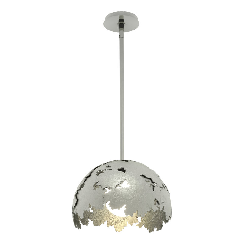 Pangea 1 - Light Dome Pendant, Sterling