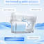 Toilette intelligente avec bidet intégré, conception, siège une pièce, chasse d'eau automatique et ouverture / fermeture automatique, siège chauffant avec température réglable, lavage à l'eau tiède, fonction de télécommande, couvercle de capteur,