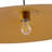 1-Light matte black iron adjustable pendant lamp