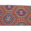 Tapis kilim turc fait à la main dans un motif géométrique rouge pour un style bohémien invitant