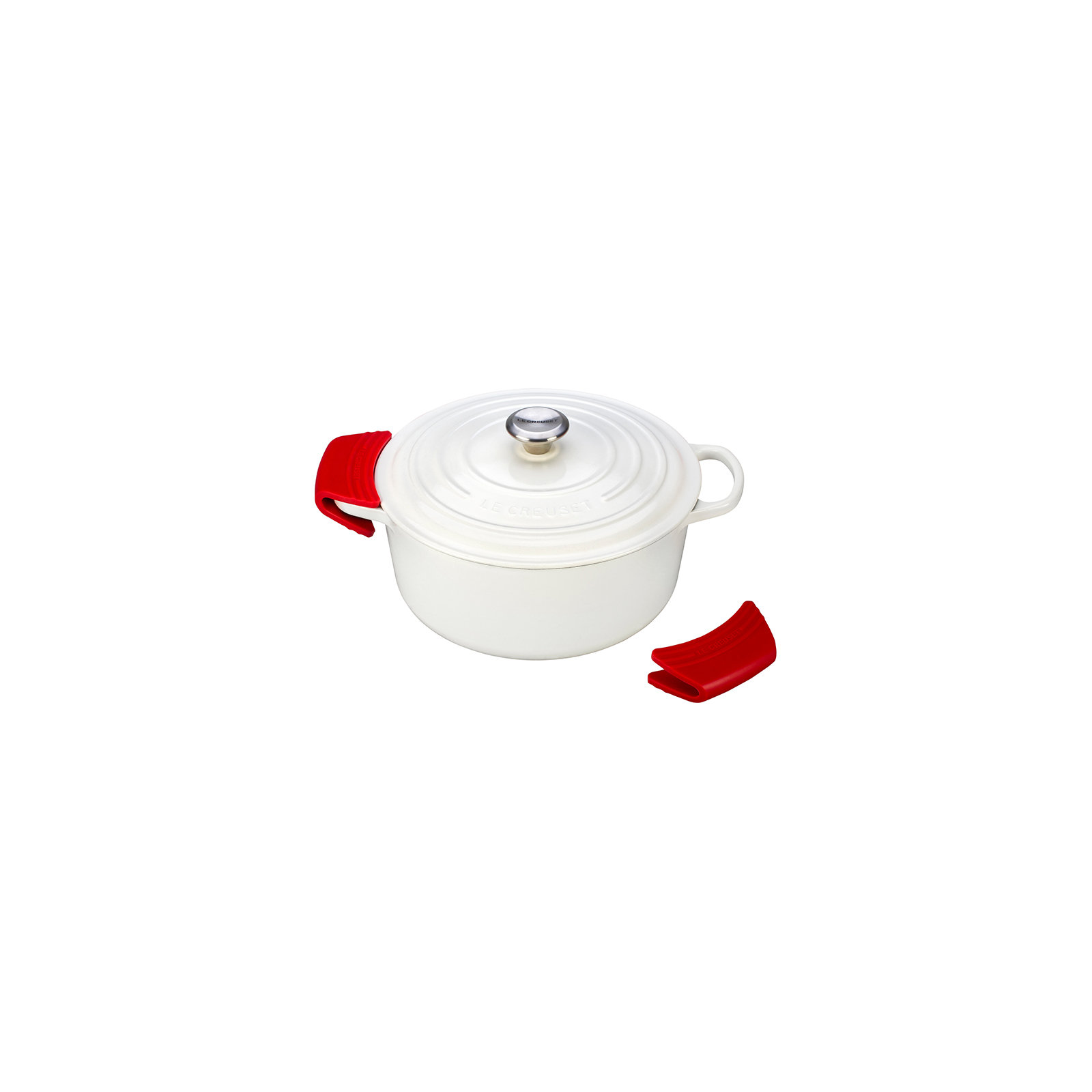 Silicone Pot Grips Set, Cerise