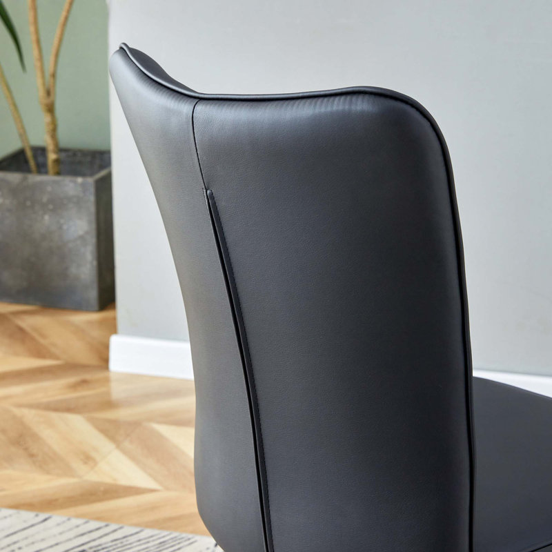 Ensemble 5 pièces de table et chaises de salle à manger, élégant et confortable avec panneau de densité de haute qualité et conception ergonomique