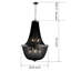 Lustre en maille noire 6 lumières Macungie