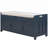 Linen Blend Upholstered Storage Bench-498423901