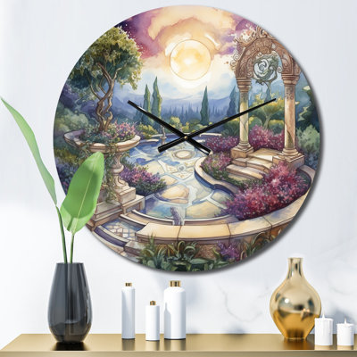 Horloge murale Garden Oasis III
