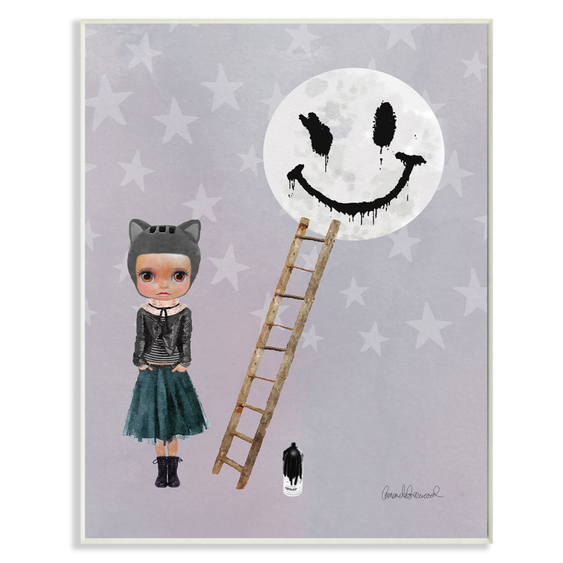 «Fashion Designer Sassy Doll», impression, H 19 po x l 13 po, Plaque murale