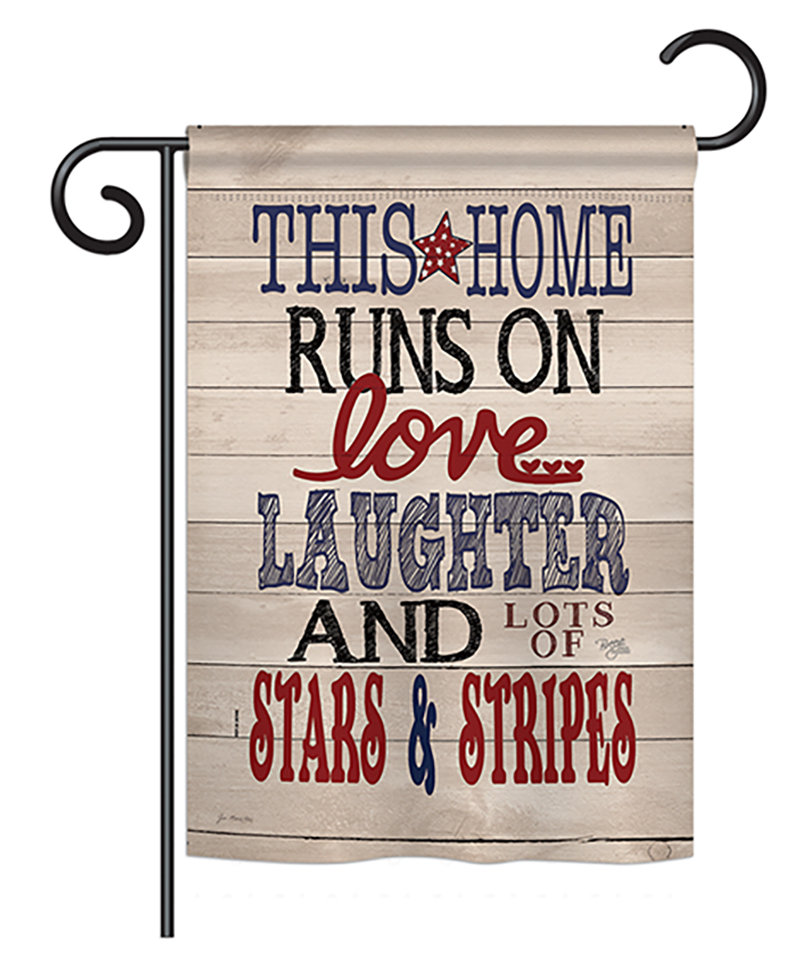 Hayots Double Sided 18.5'' H x 13'' W Polyester Independence Day Garden Flag The Holiday Aisle®