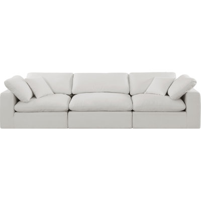 Hisamuddin 119" Linen Modular Sofa