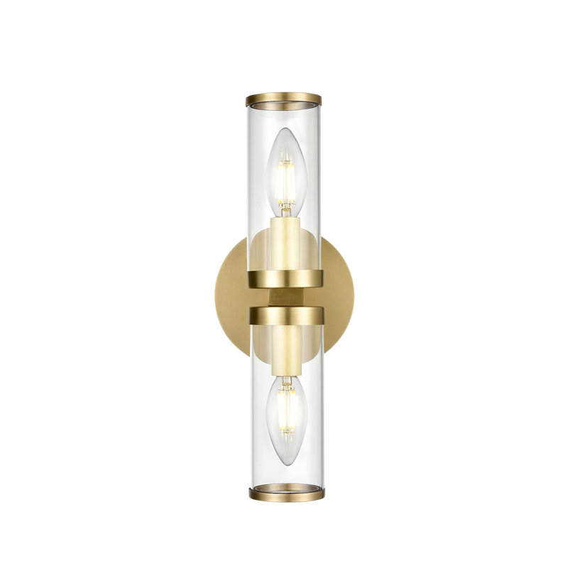 Revolve 2 - Light Wallchiere, Natural Brass
