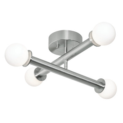 Lane - LED Flush Mount - Satin Nickel