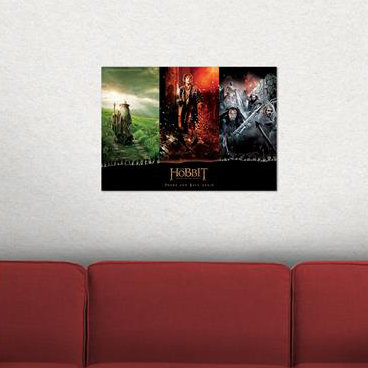 Hobbit Trilogy 'There and Back Again' MightyPrint Wall Decor MightyPrint